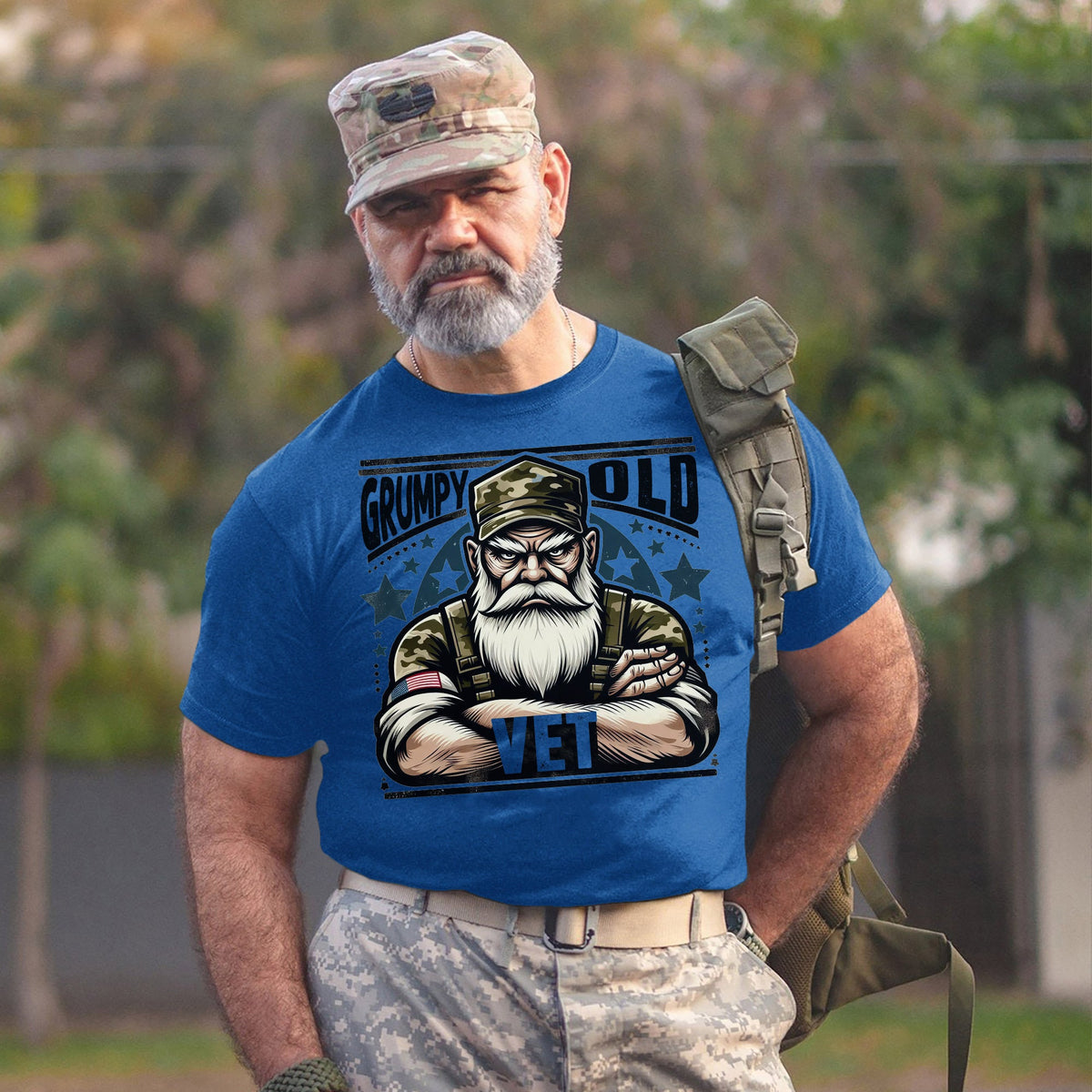 Grumpy Old Vet US Military Patriotic T-Shirt product image 15