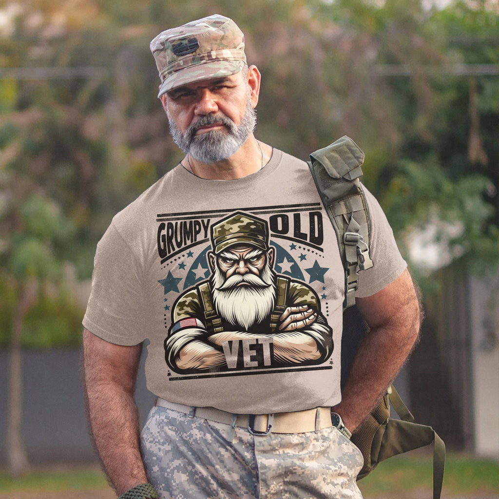 Grumpy Old Vet US Military Patriotic T-Shirt product image 18