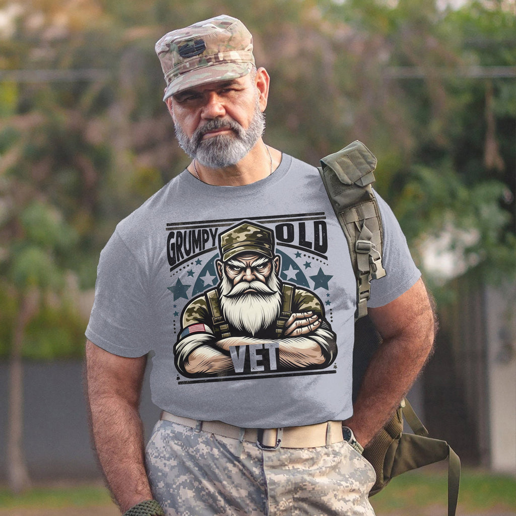 Grumpy Old Vet US Military Patriotic T-Shirt product image 17