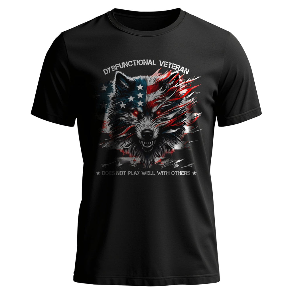 Dysfunctional Veteran Does Not Play Well With Others T-Shirt product image 1