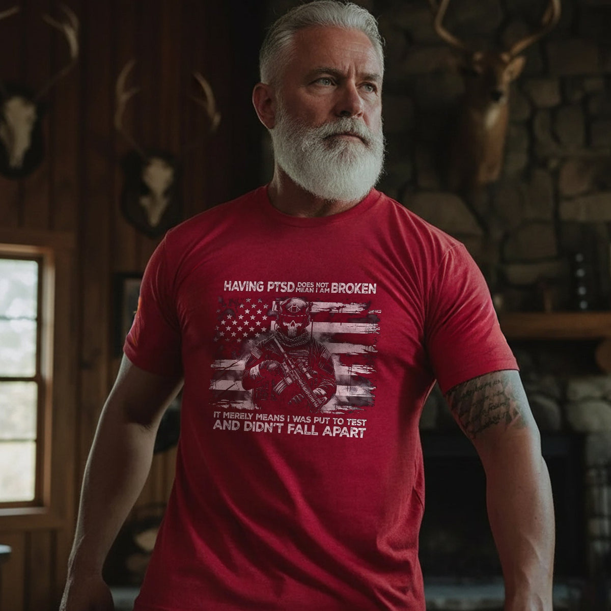 Having PTSD Doesn’t Mean I Am Broken T-Shirt product image 2