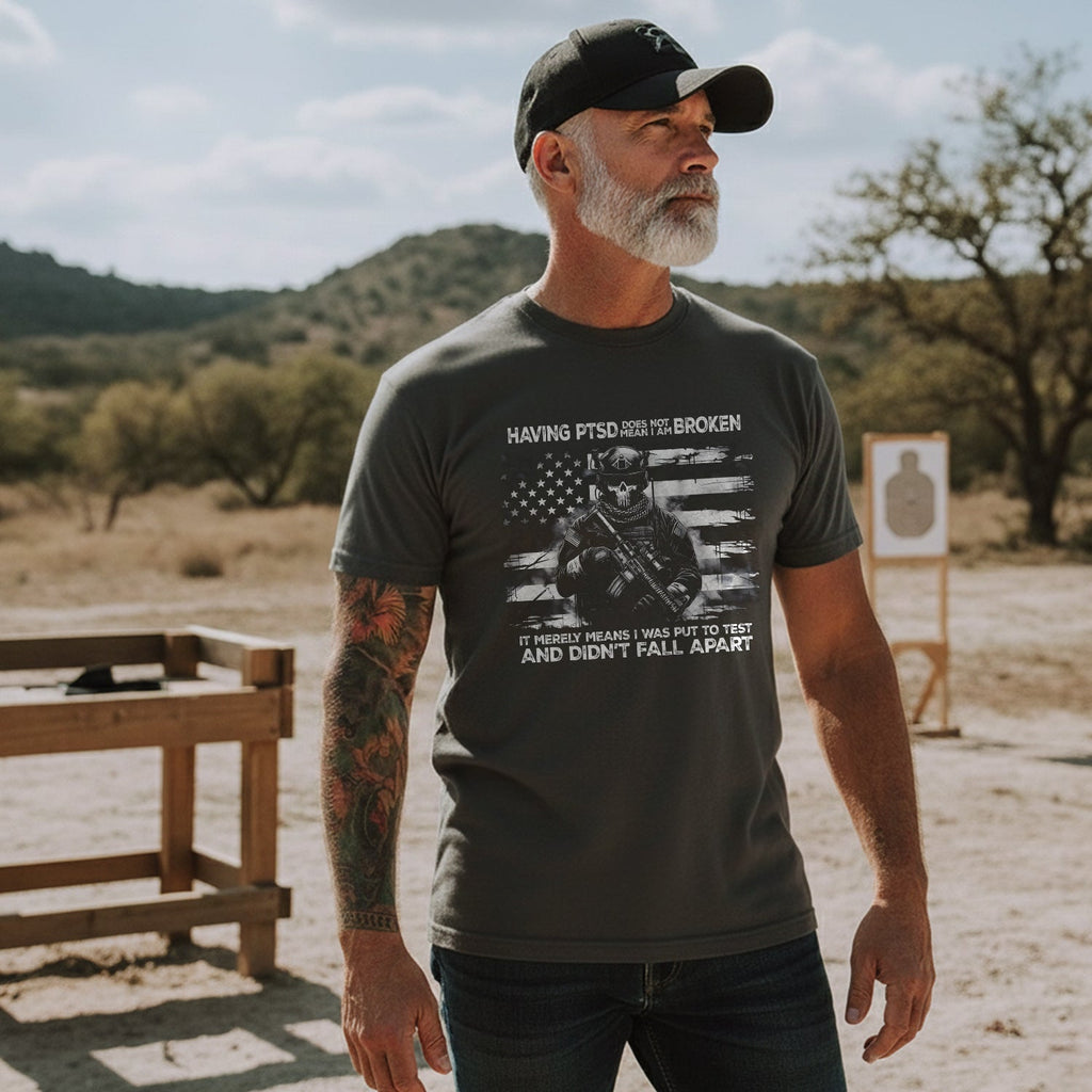 Having PTSD Doesn’t Mean I Am Broken T-Shirt product image 5
