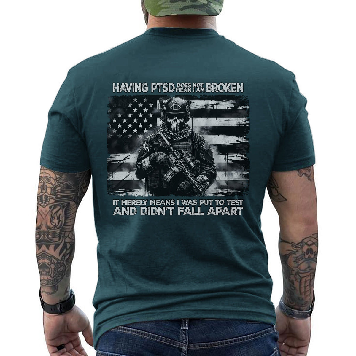 Having PTSD Doesn’t Mean I Am Broken T-Shirt product image 8