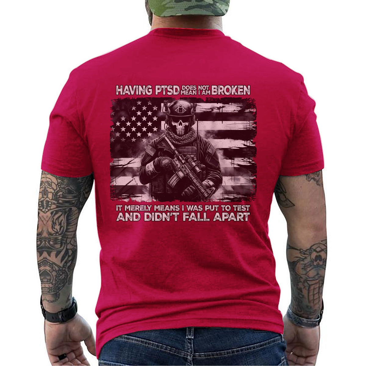 Having PTSD Doesn’t Mean I Am Broken T-Shirt product image 9