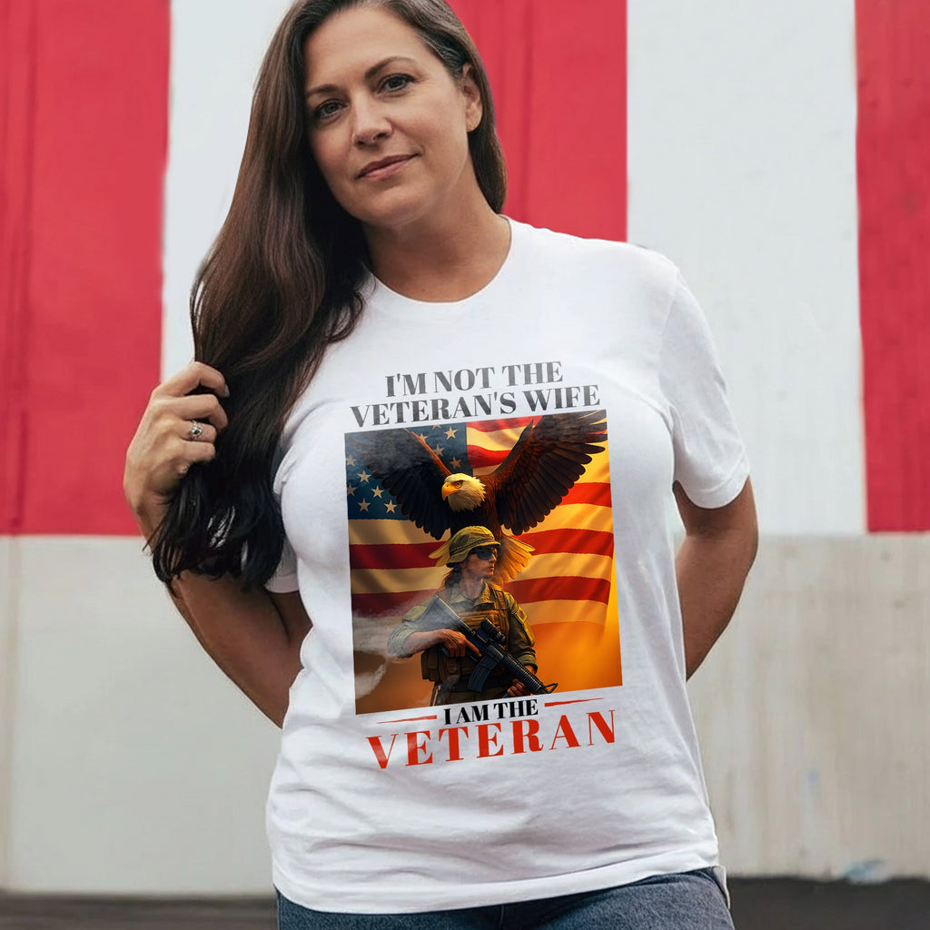 I’m Not the Veteran’s Wife I Am T-Shirt product image 5