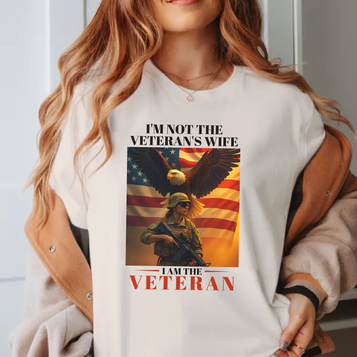 I’m Not the Veteran’s Wife I Am T-Shirt product image 3