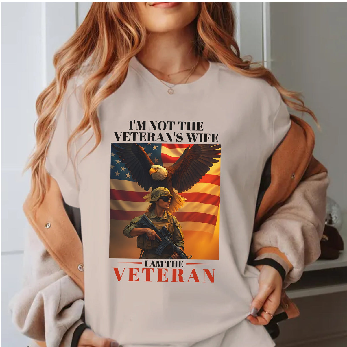 I’m Not the Veteran’s Wife I Am T-Shirt product image 2