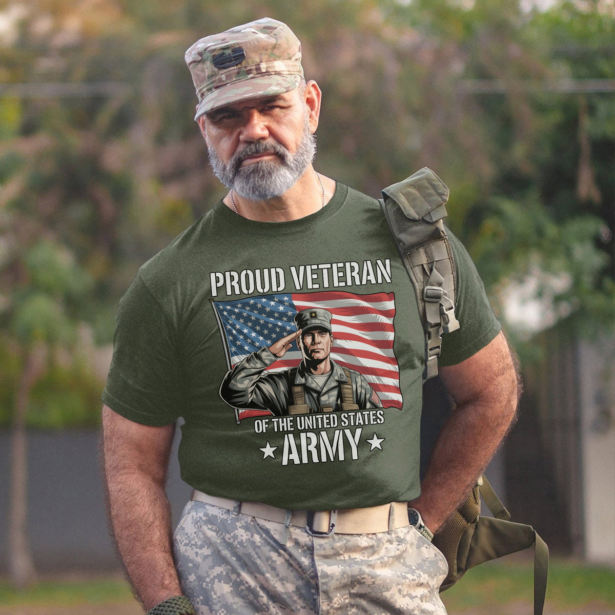 Proud Veteran of the US Army Military T-Shirt product image 6