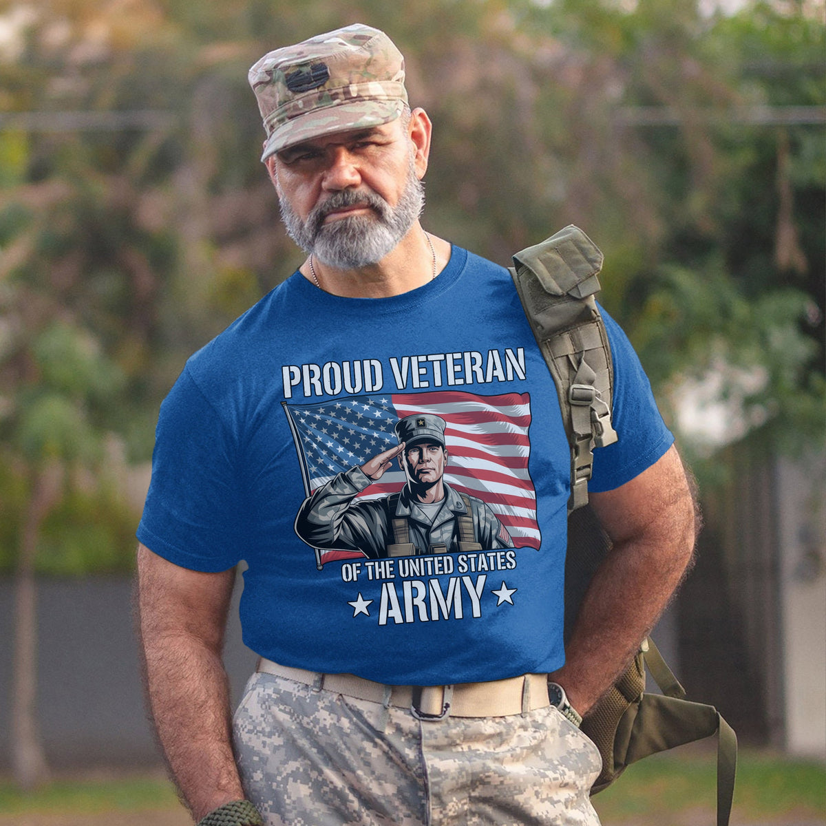 Proud Veteran of the US Army Military T-Shirt product image 10