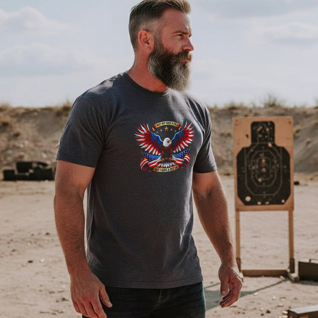 I May Not Have a PhD but I a DD214 T-Shirt product image 3