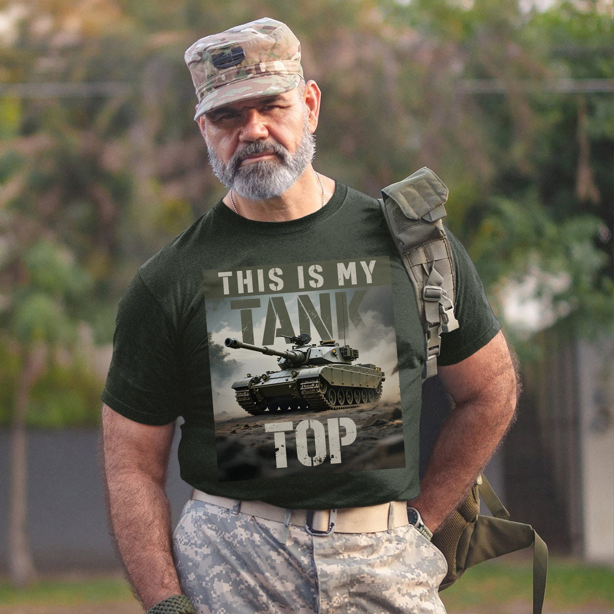 This Is My Tank Top Funny US Military T-Shirt product image 7