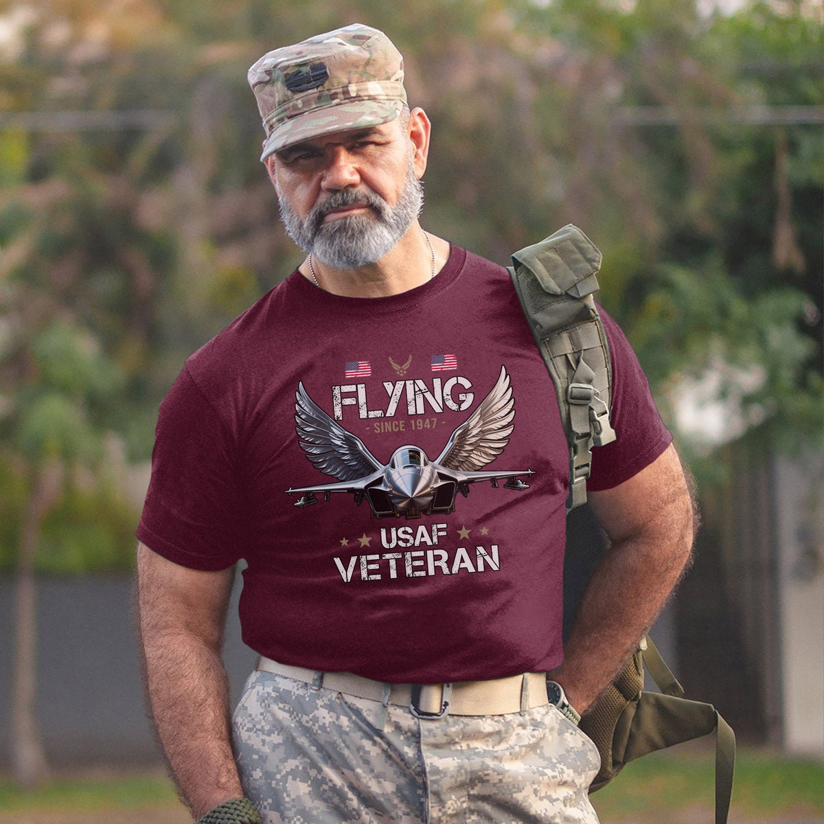 Flying Since 1947 USAF Veteran Proud T-Shirt product image 11