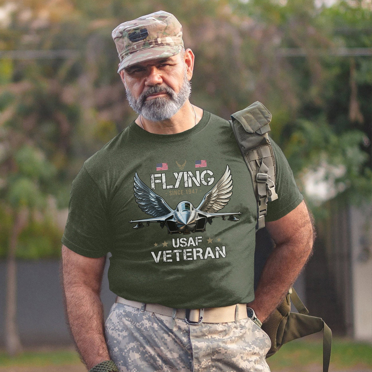 Flying Since 1947 USAF Veteran Proud T-Shirt product image 6