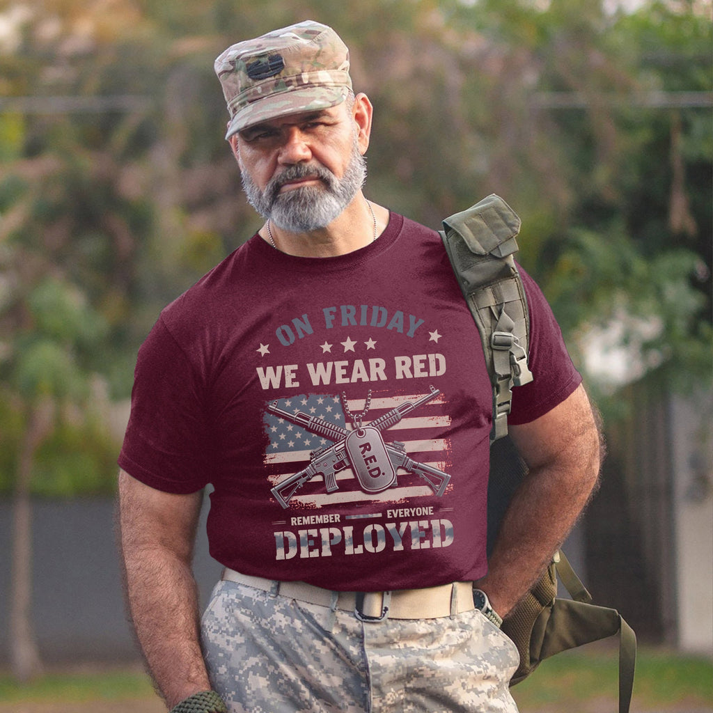 On Friday We Wear Red Remember Everyone T-Shirt product image 11