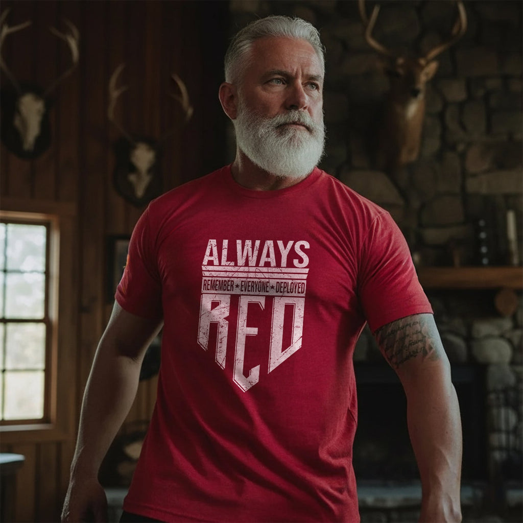 Always Remember Everyone Deployed Proud US T-Shirt product image 2
