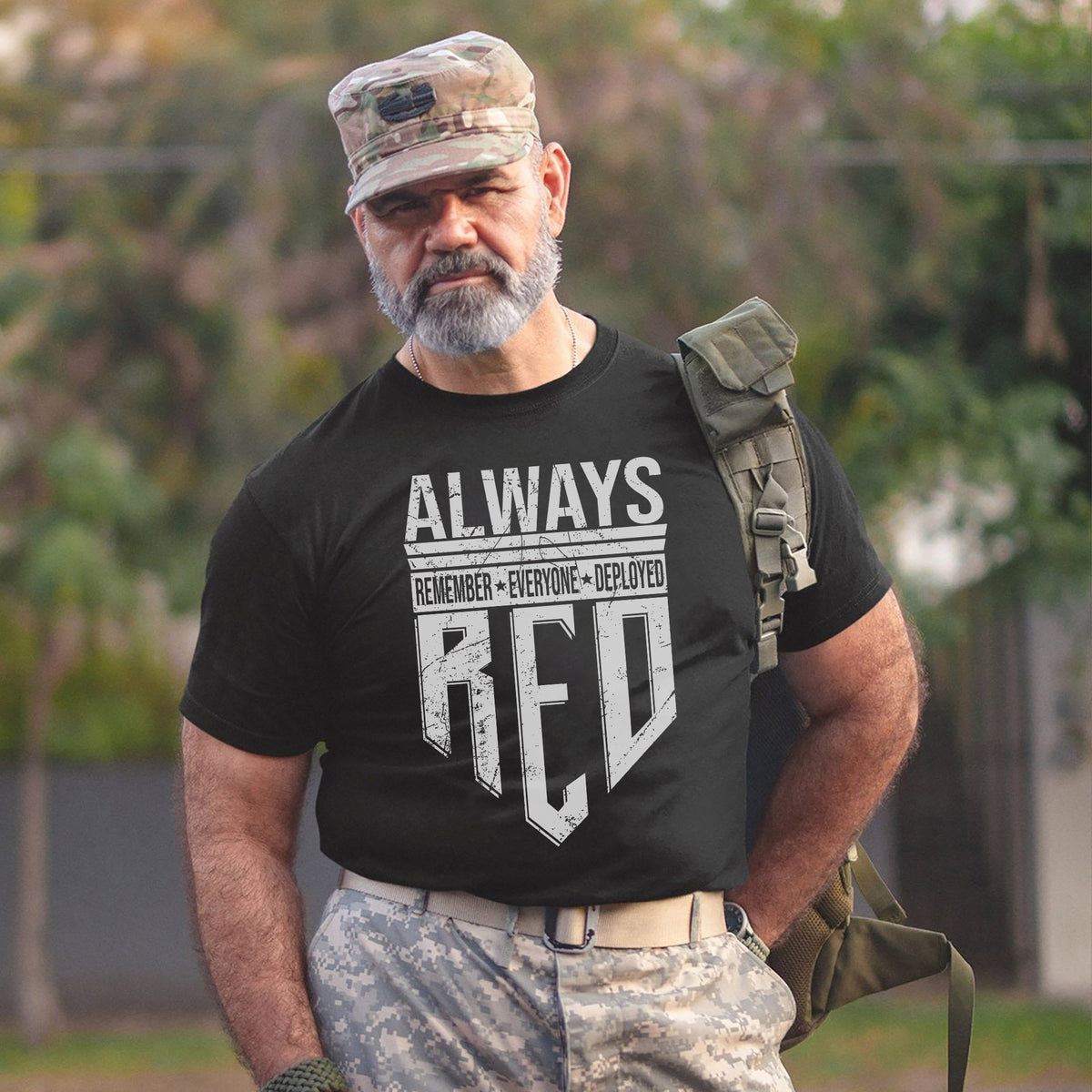 Always Remember Everyone Deployed Proud US T-Shirt product image 12