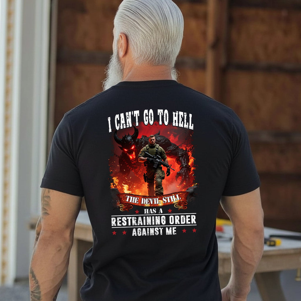 I Can’t Go to Hell The Devil Still Has T-Shirt product image 2