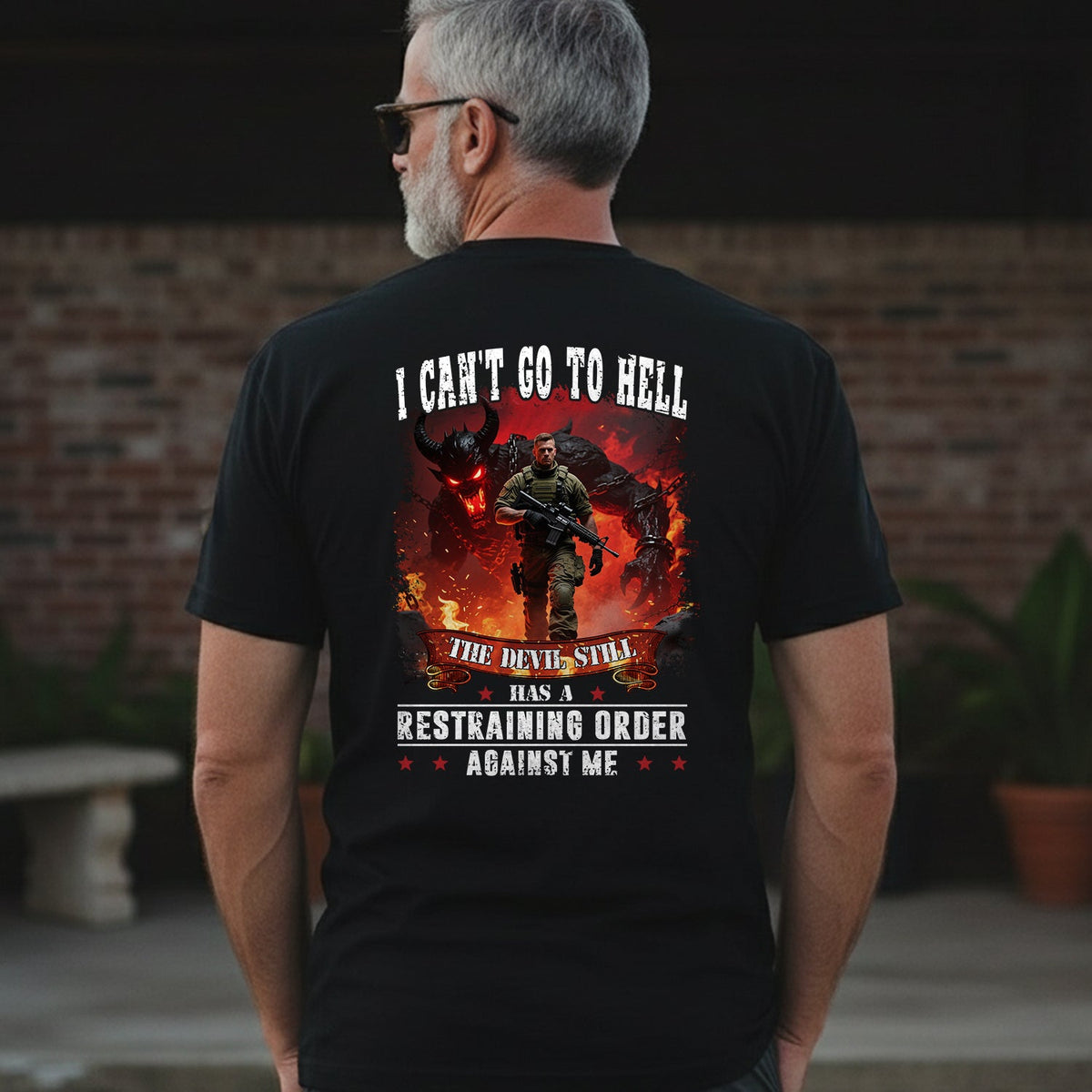I Can’t Go to Hell The Devil Still Has T-Shirt product image 3
