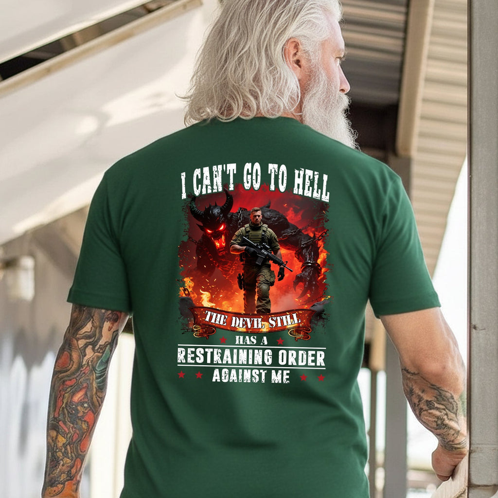 I Can’t Go to Hell The Devil Still Has T-Shirt product image 5