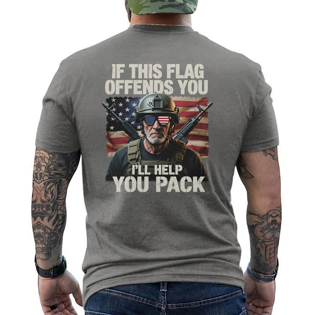 If This Flag Offends You I’ll Help Pack T-Shirt product image 9