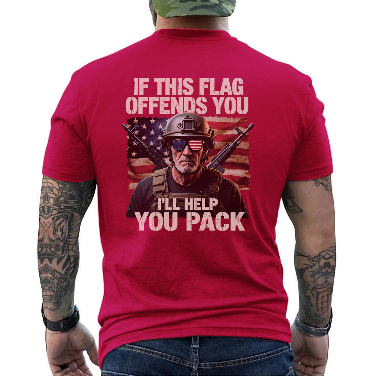 If This Flag Offends You I’ll Help Pack T-Shirt product image 13