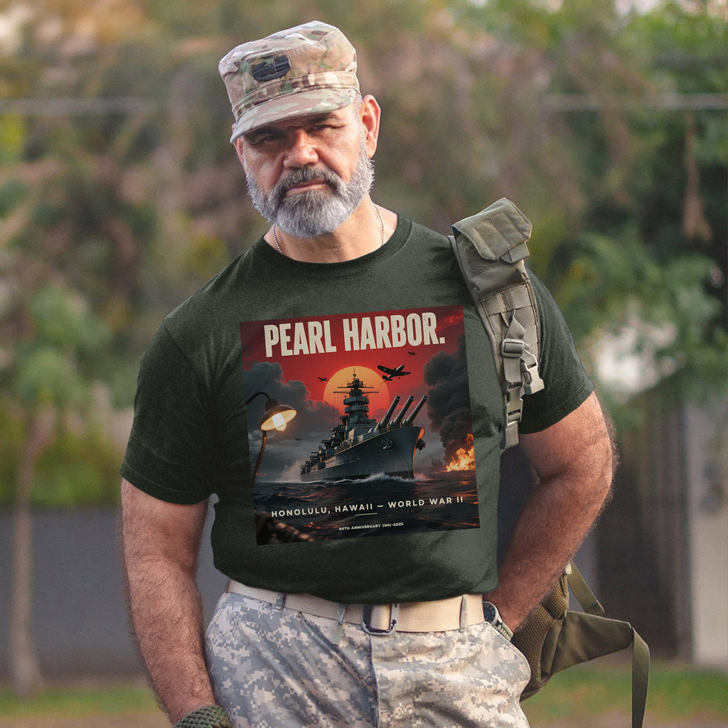 Pearl Harbor Honolulu Hawaii World War II T-Shirt product image 7