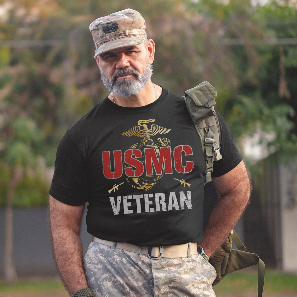 USMC Veteran Proud Marine for Life T-Shirt product image 6