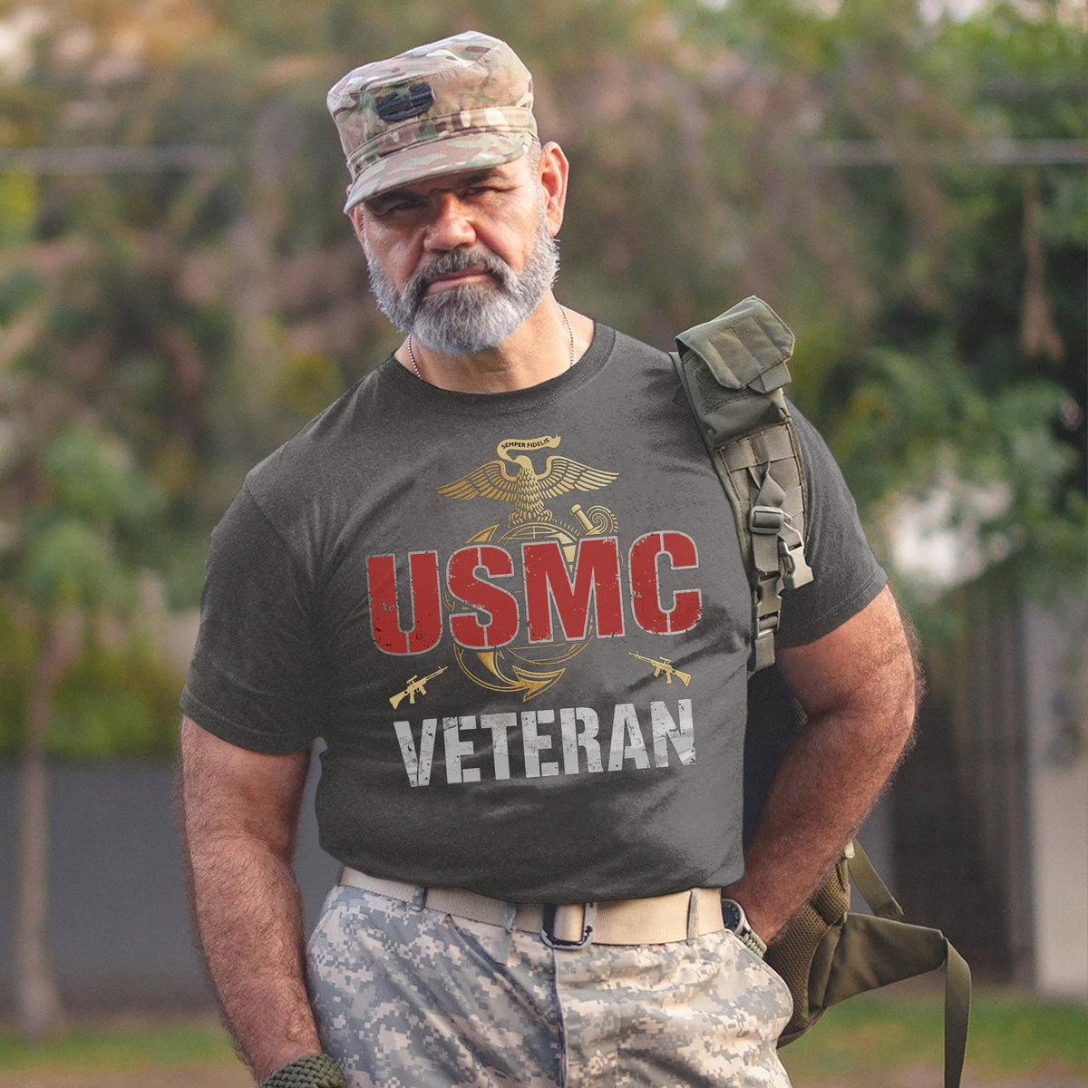 USMC Veteran Proud Marine for Life T-Shirt product image 9