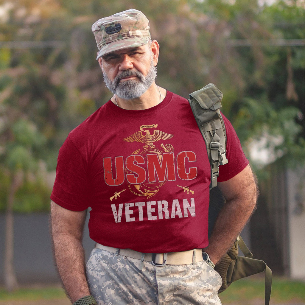 USMC Veteran Proud Marine for Life T-Shirt product image 13