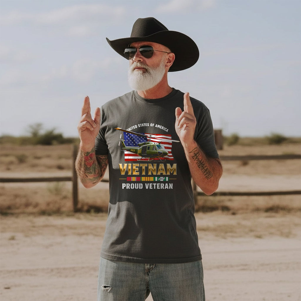United States of America Vietnam Proud T-Shirt product image 4