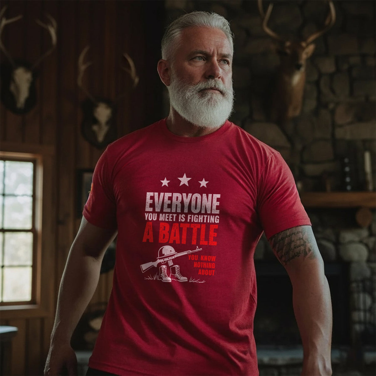Everyone You Meet Is Fighting a Battle T-Shirt product image 2