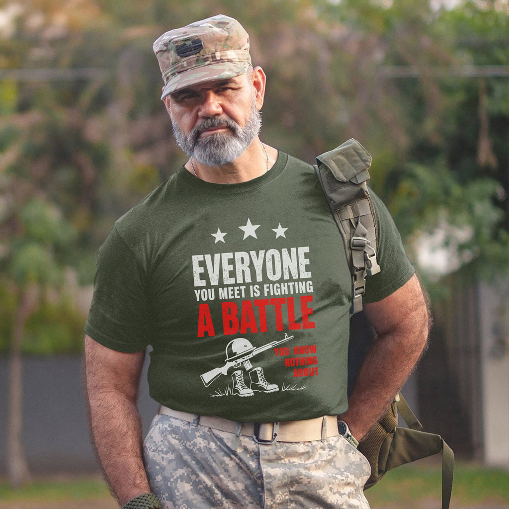 Everyone You Meet Is Fighting a Battle T-Shirt product image 7