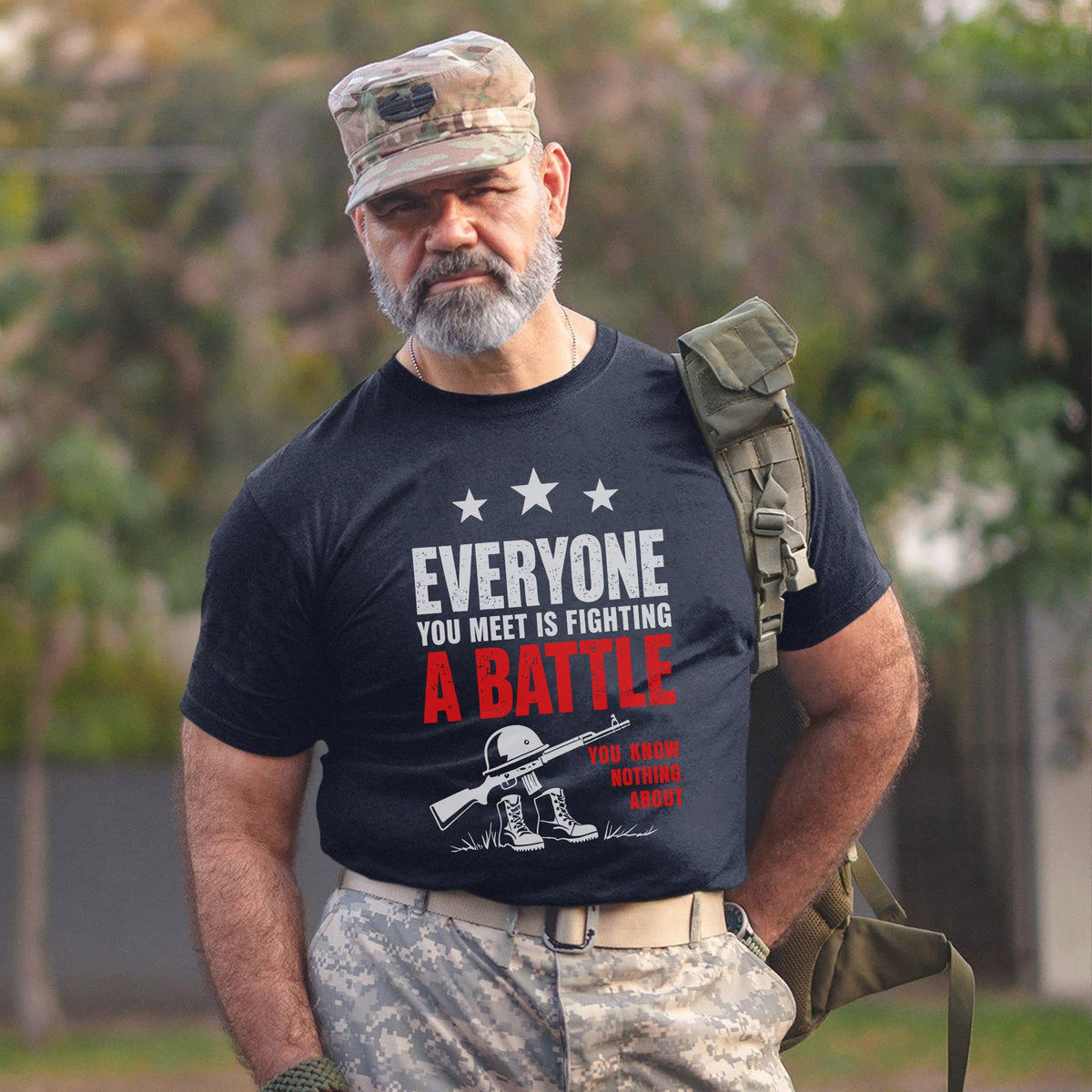 Everyone You Meet Is Fighting a Battle T-Shirt product image 14
