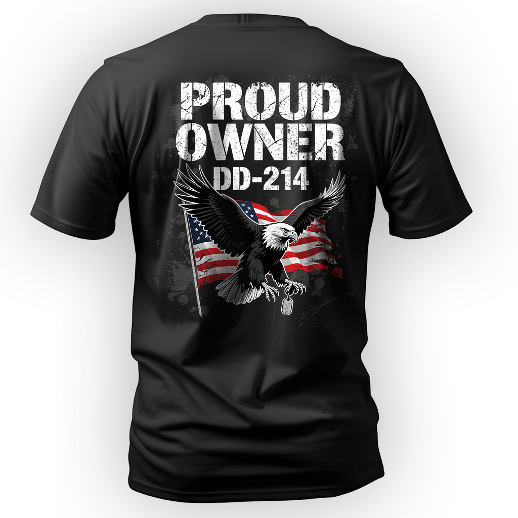 Proud Owner of DD-214 Proof of Service T-Shirt product image 1