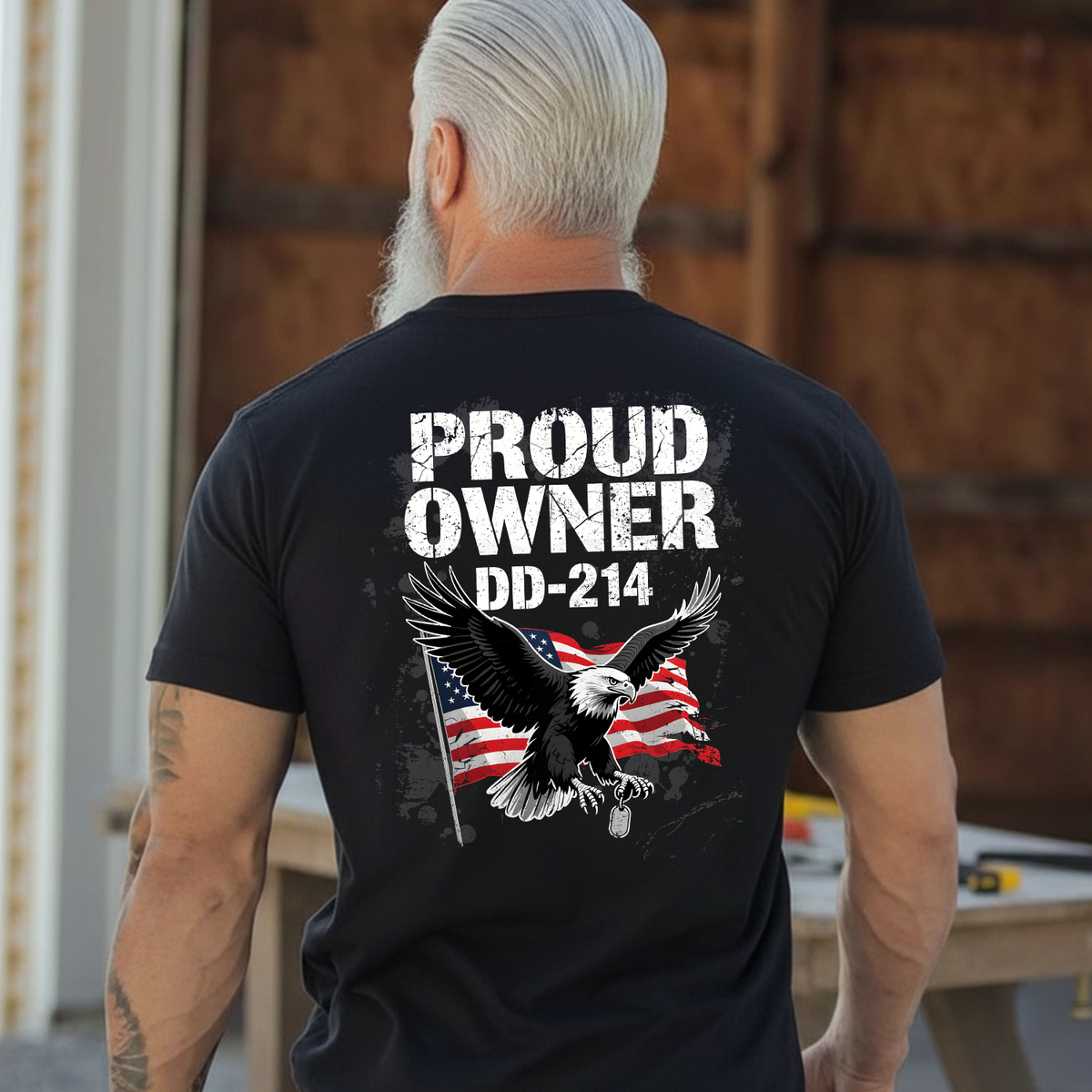 Proud Owner of DD-214 Proof of Service T-Shirt product image 2
