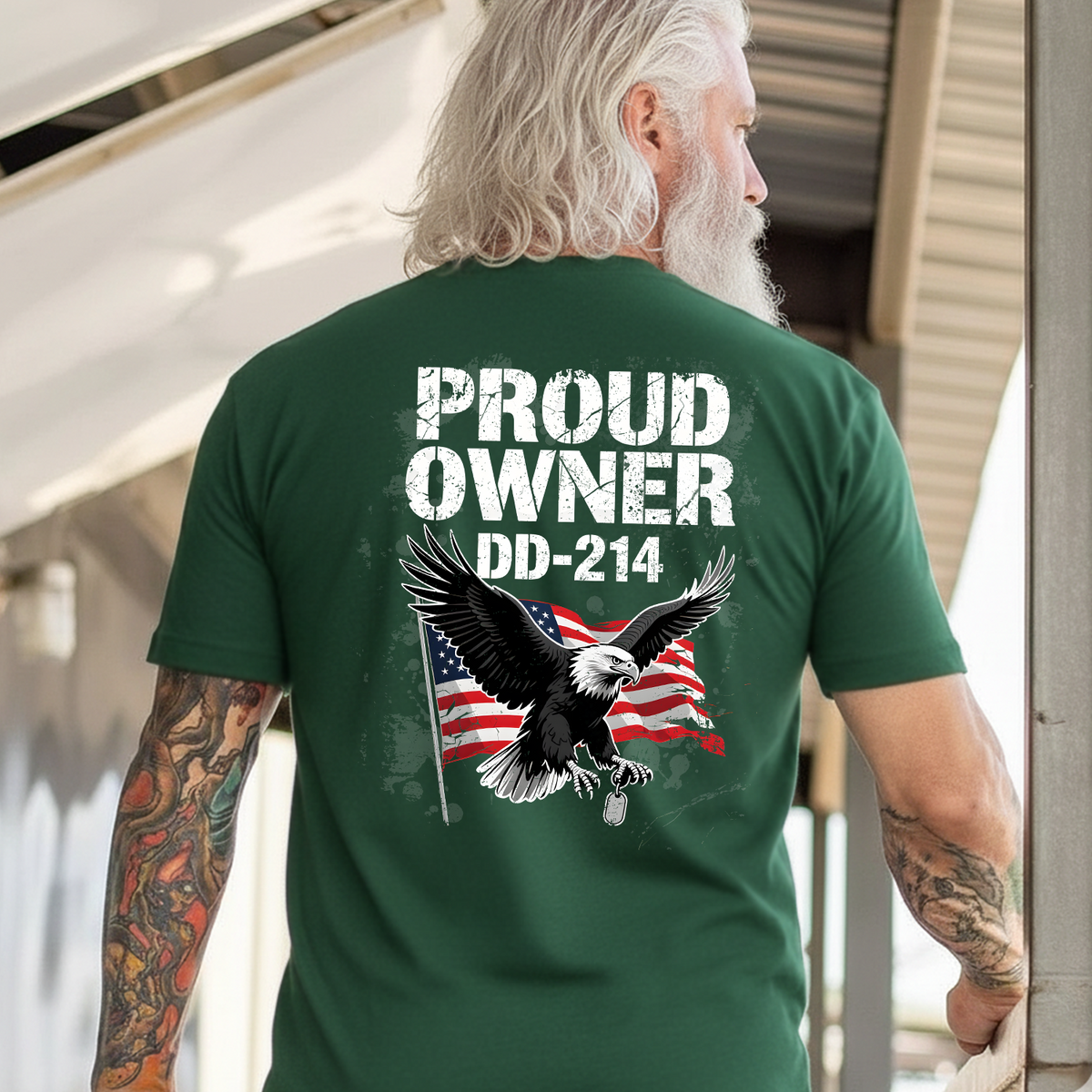Proud Owner of DD-214 Proof of Service T-Shirt product image 5