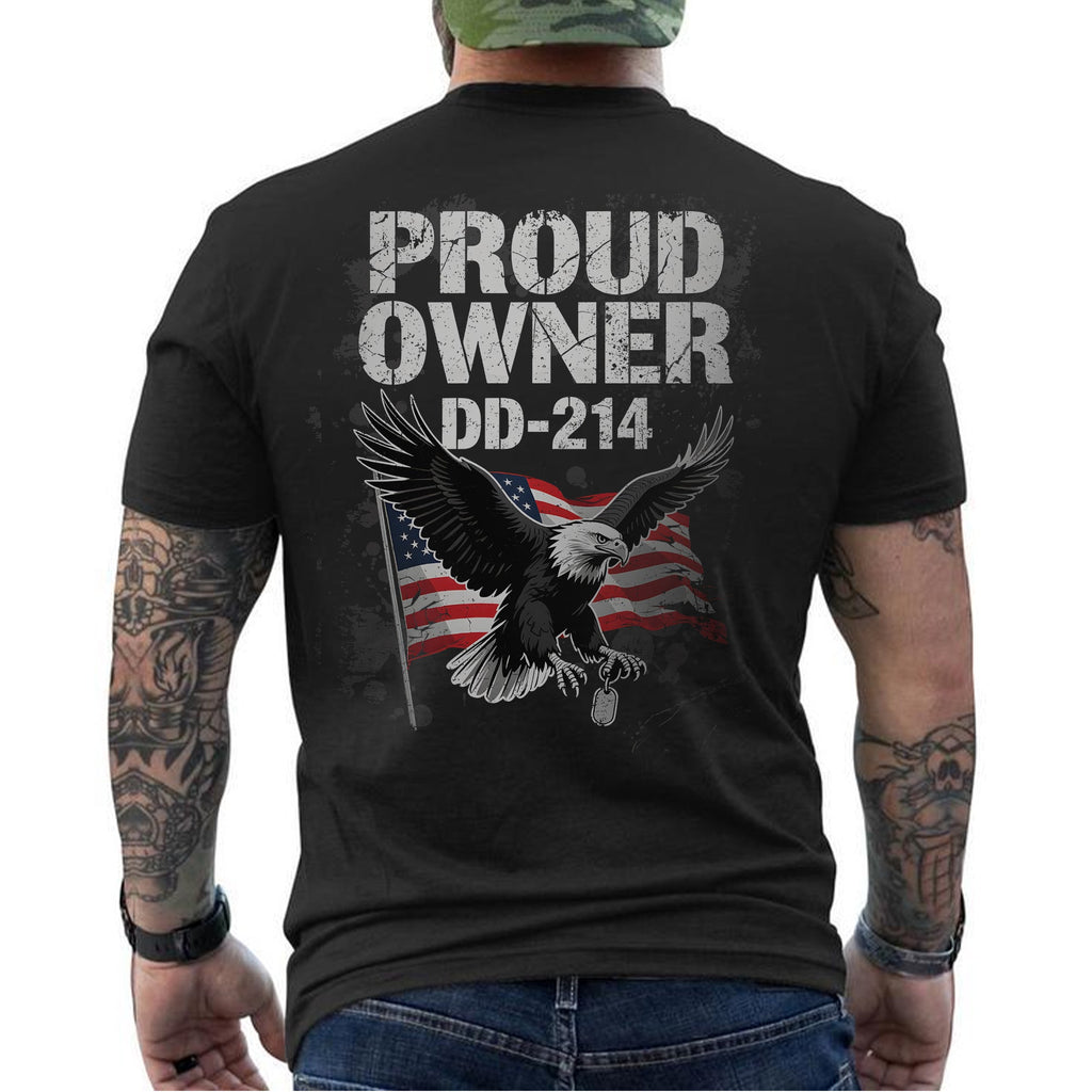 Proud Owner of DD-214 Proof of Service T-Shirt product image 6