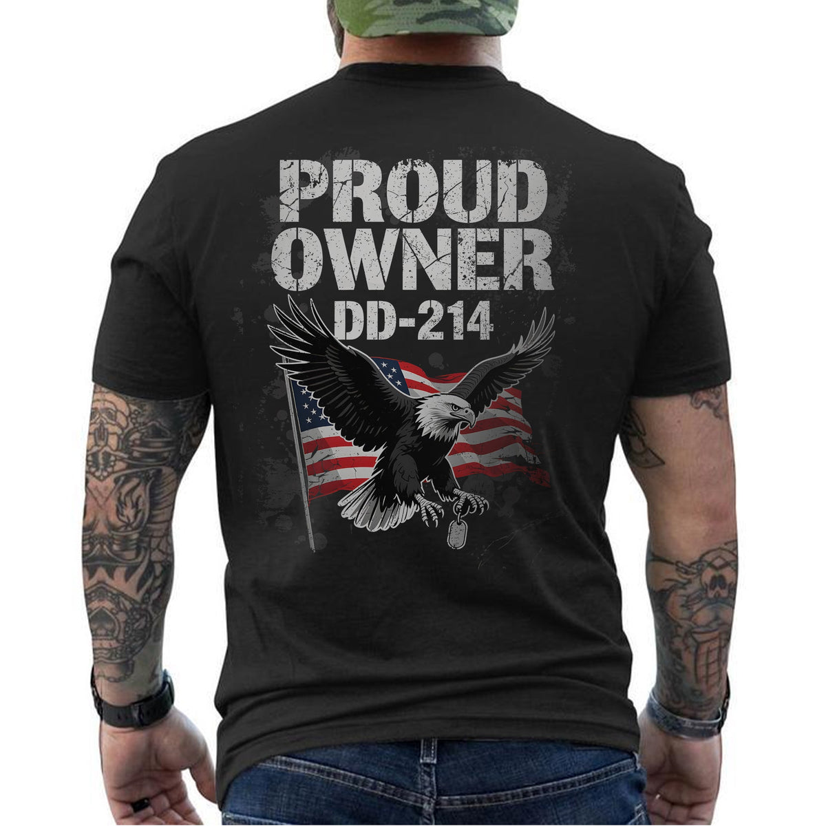 Proud Owner of DD-214 Proof of Service T-Shirt product image 6