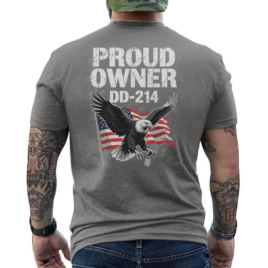 Proud Owner of DD-214 Proof of Service T-Shirt product image 9