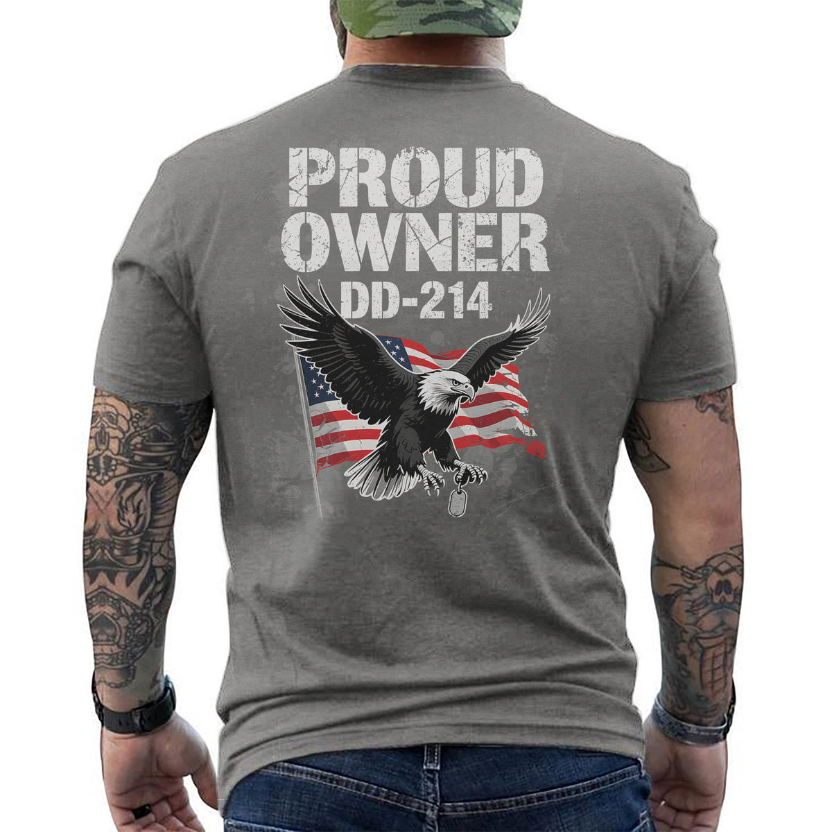 Proud Owner of DD-214 Proof of Service T-Shirt product image 9