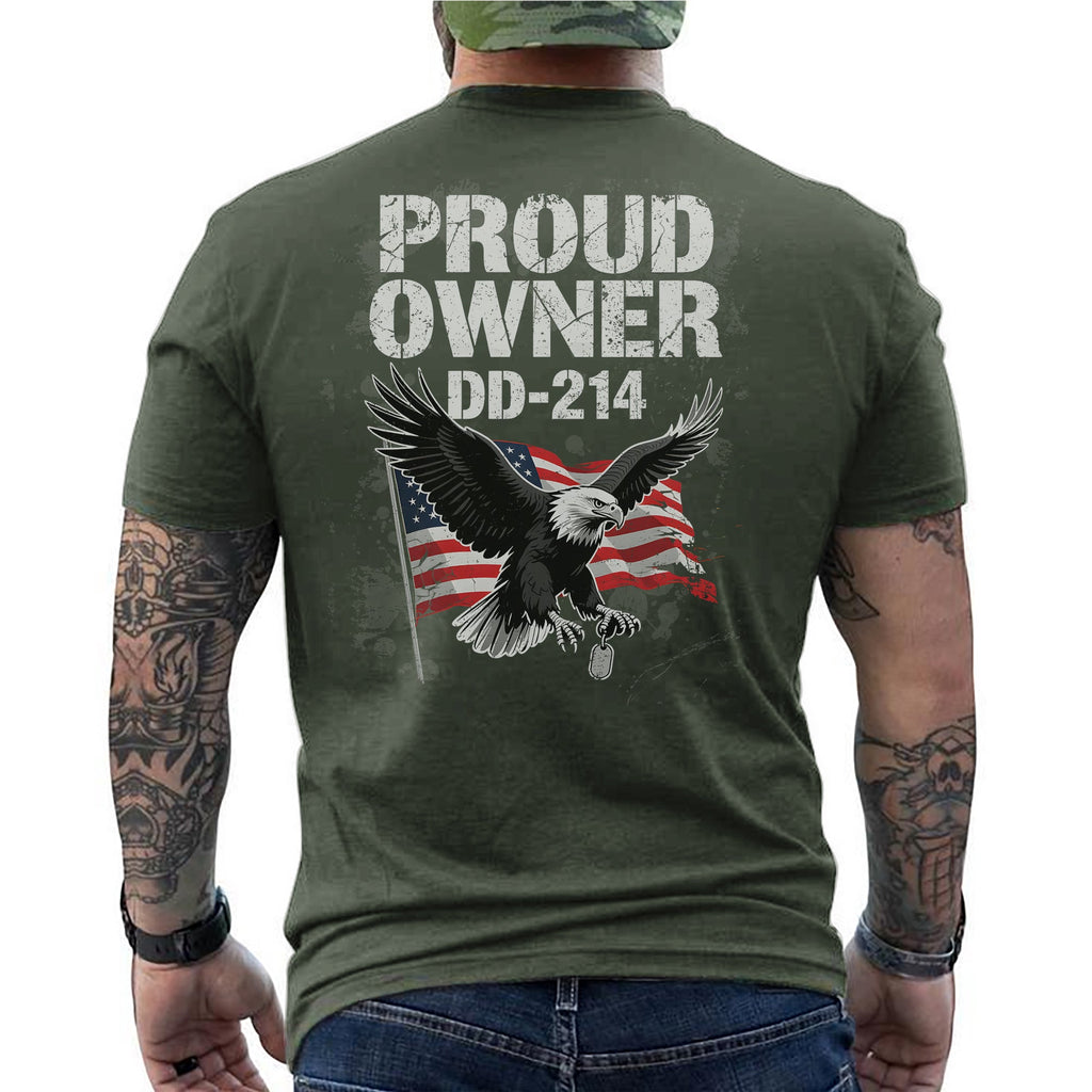 Proud Owner of DD-214 Proof of Service T-Shirt product image 11