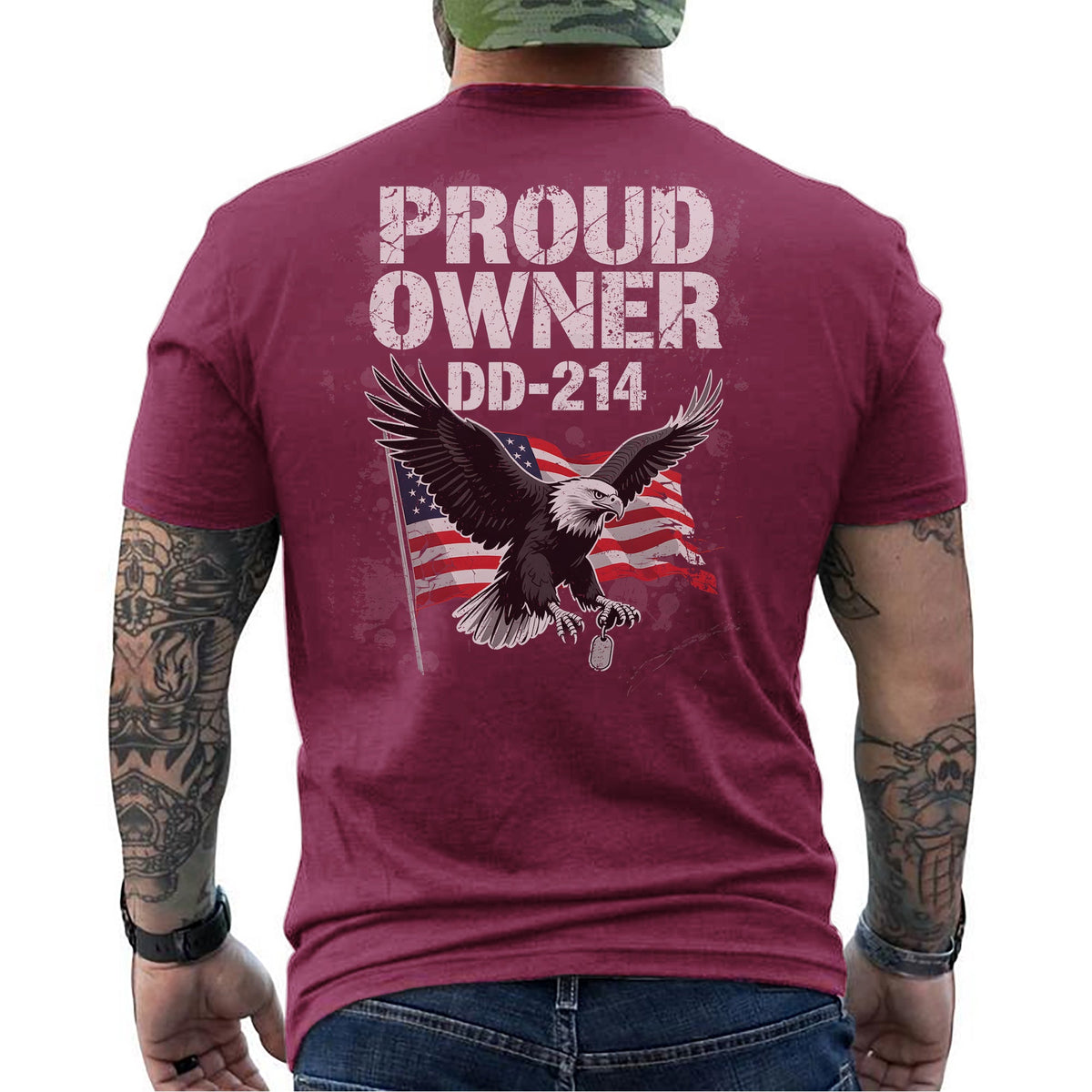 Proud Owner of DD-214 Proof of Service T-Shirt product image 15