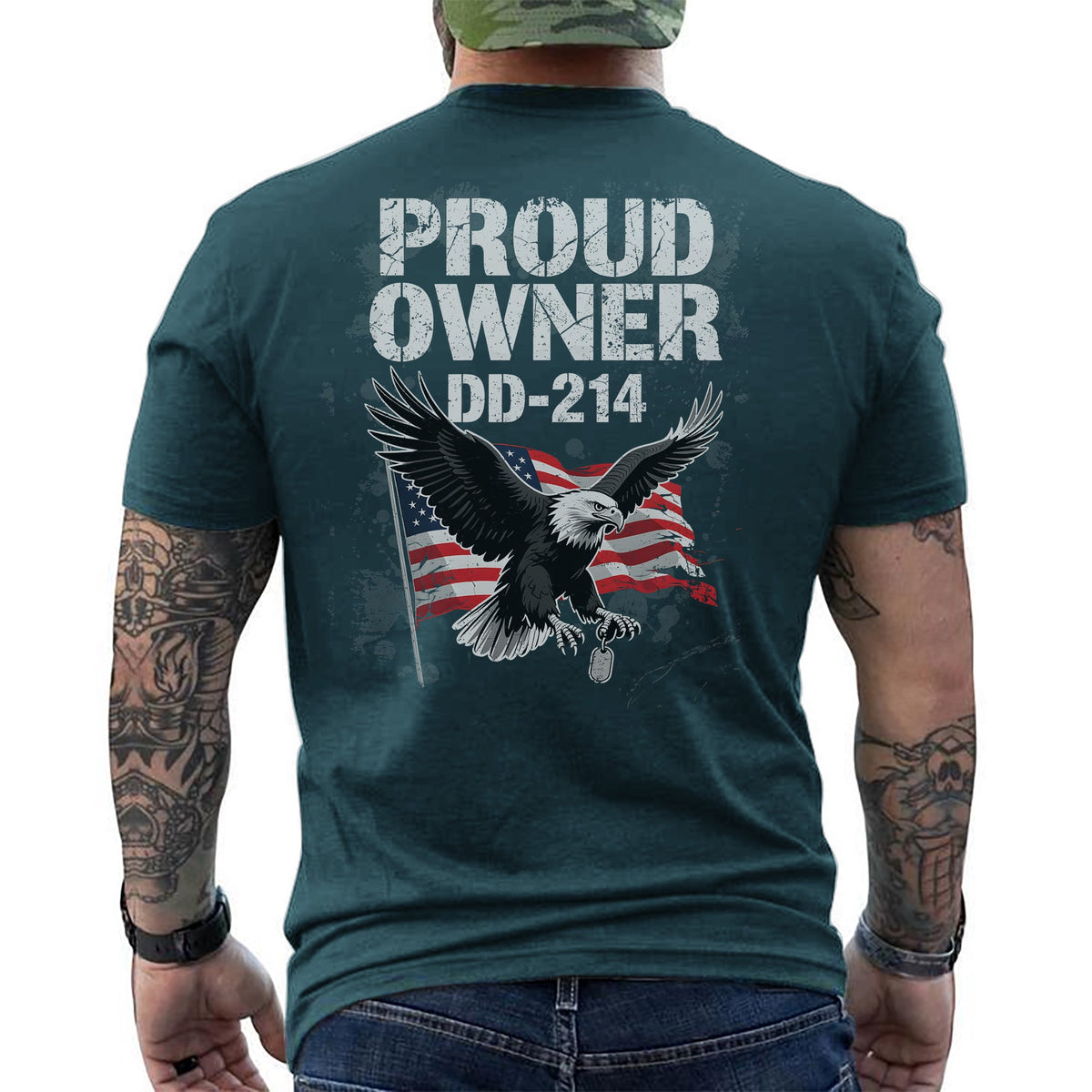 Proud Owner of DD-214 Proof of Service T-Shirt product image 12