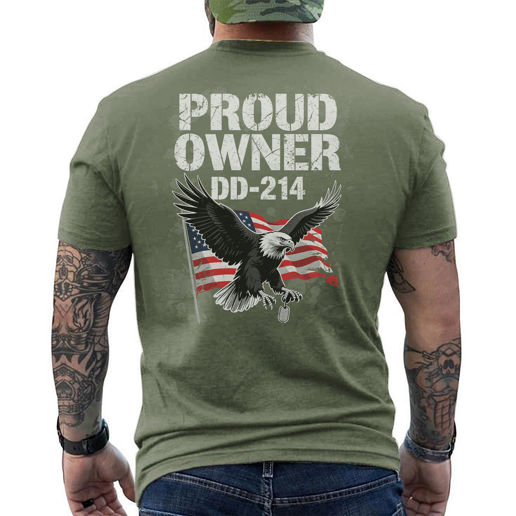 Proud Owner of DD-214 Proof of Service T-Shirt product image 10