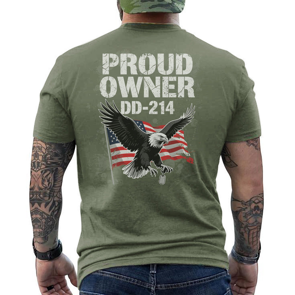 Proud Owner of DD-214 Proof of Service T-Shirt product image 10