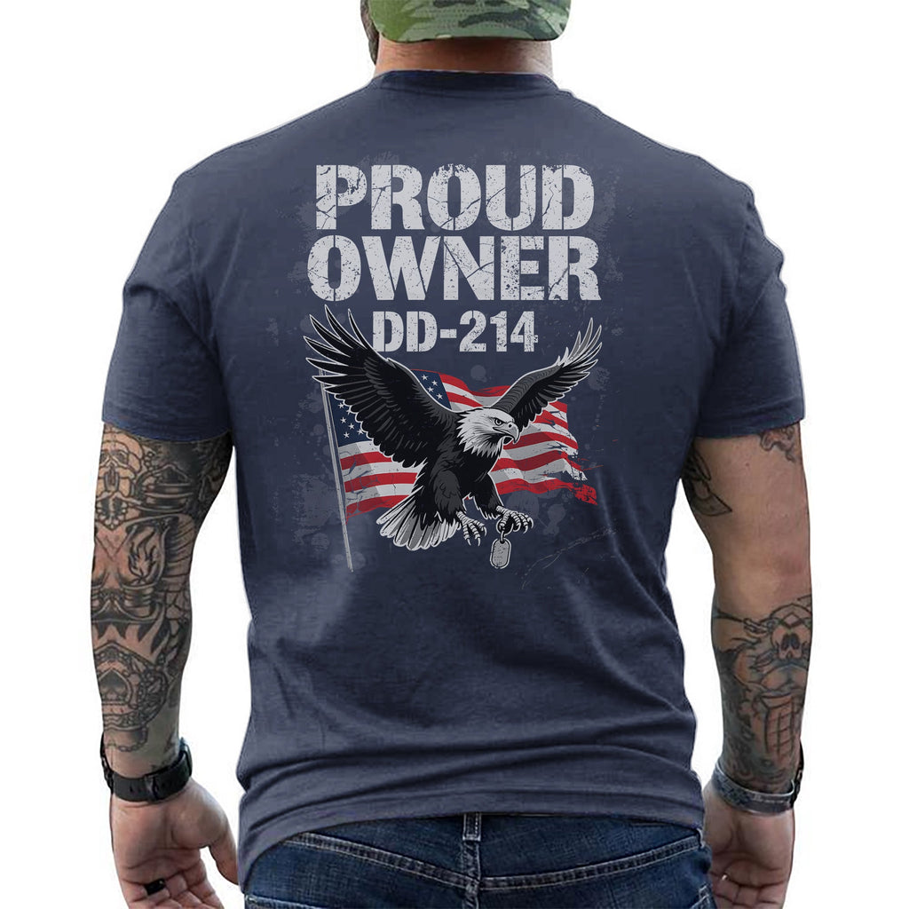 Proud Owner of DD-214 Proof of Service T-Shirt product image 8