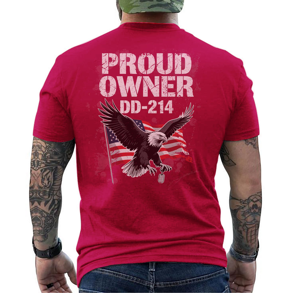 Proud Owner of DD-214 Proof of Service T-Shirt product image 13