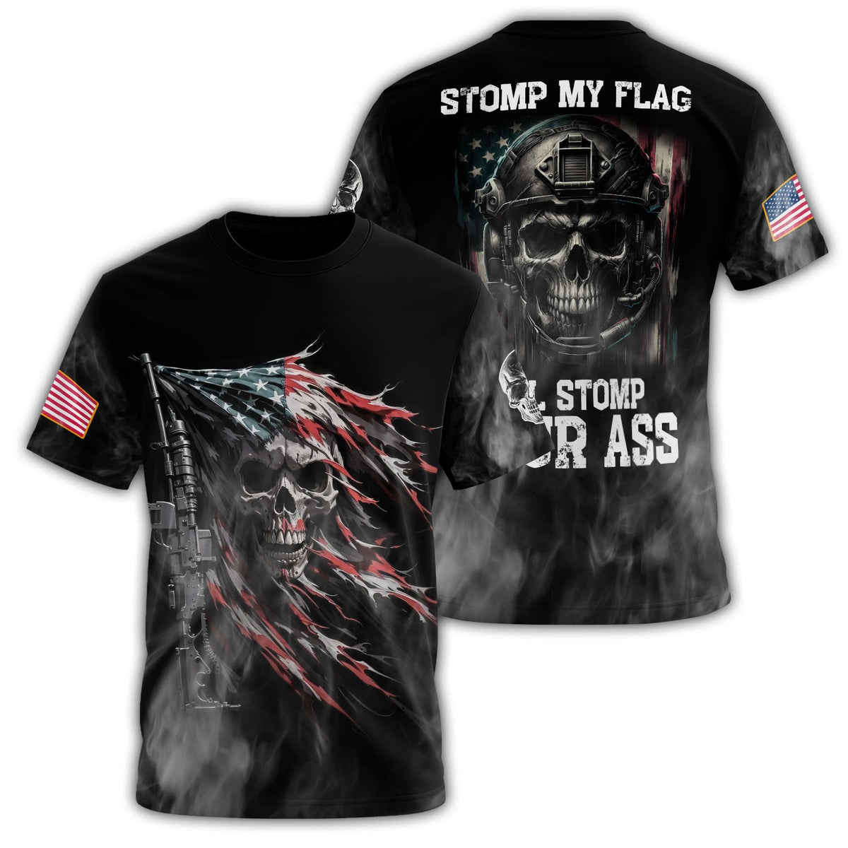 Stomp My Flag I’ll All-over Print T-Shirt product image 1