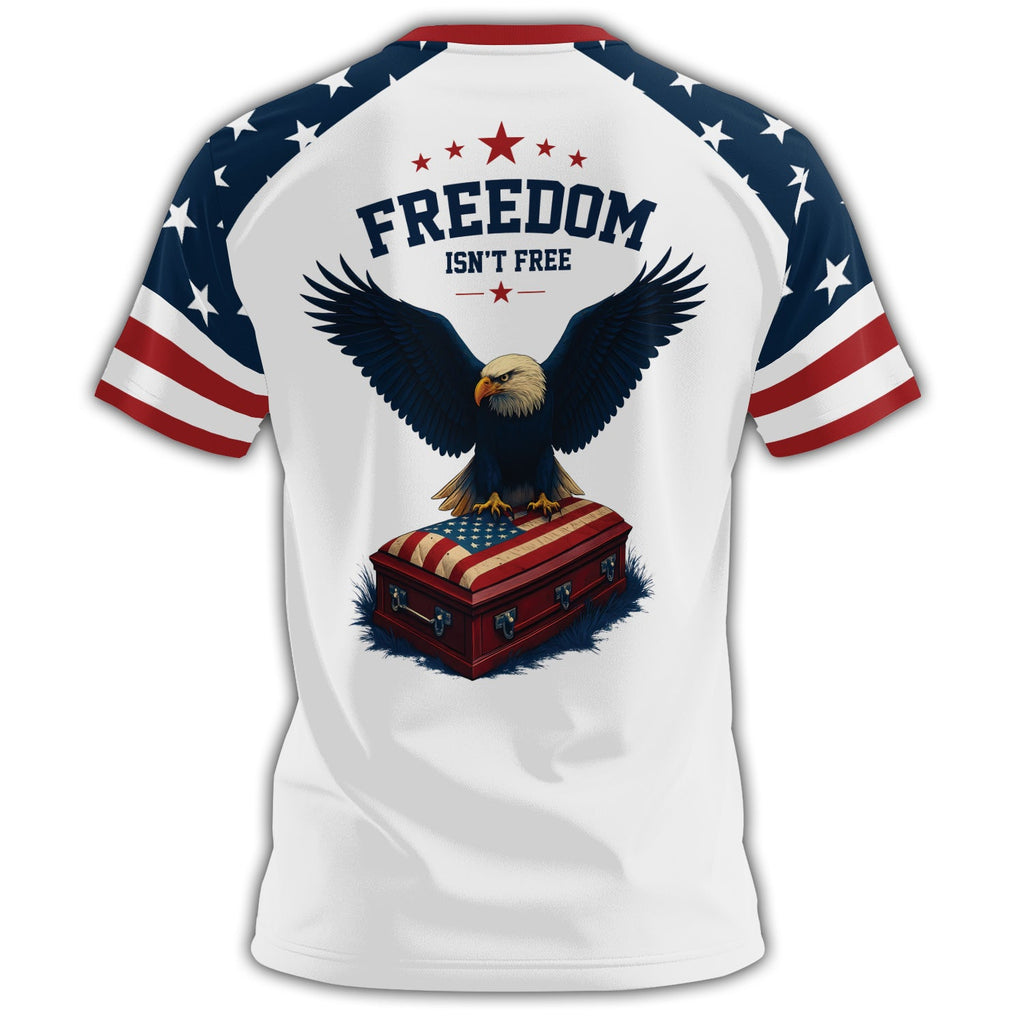 America Freedom Isn’t Free All-over Print T-Shirt product image 3