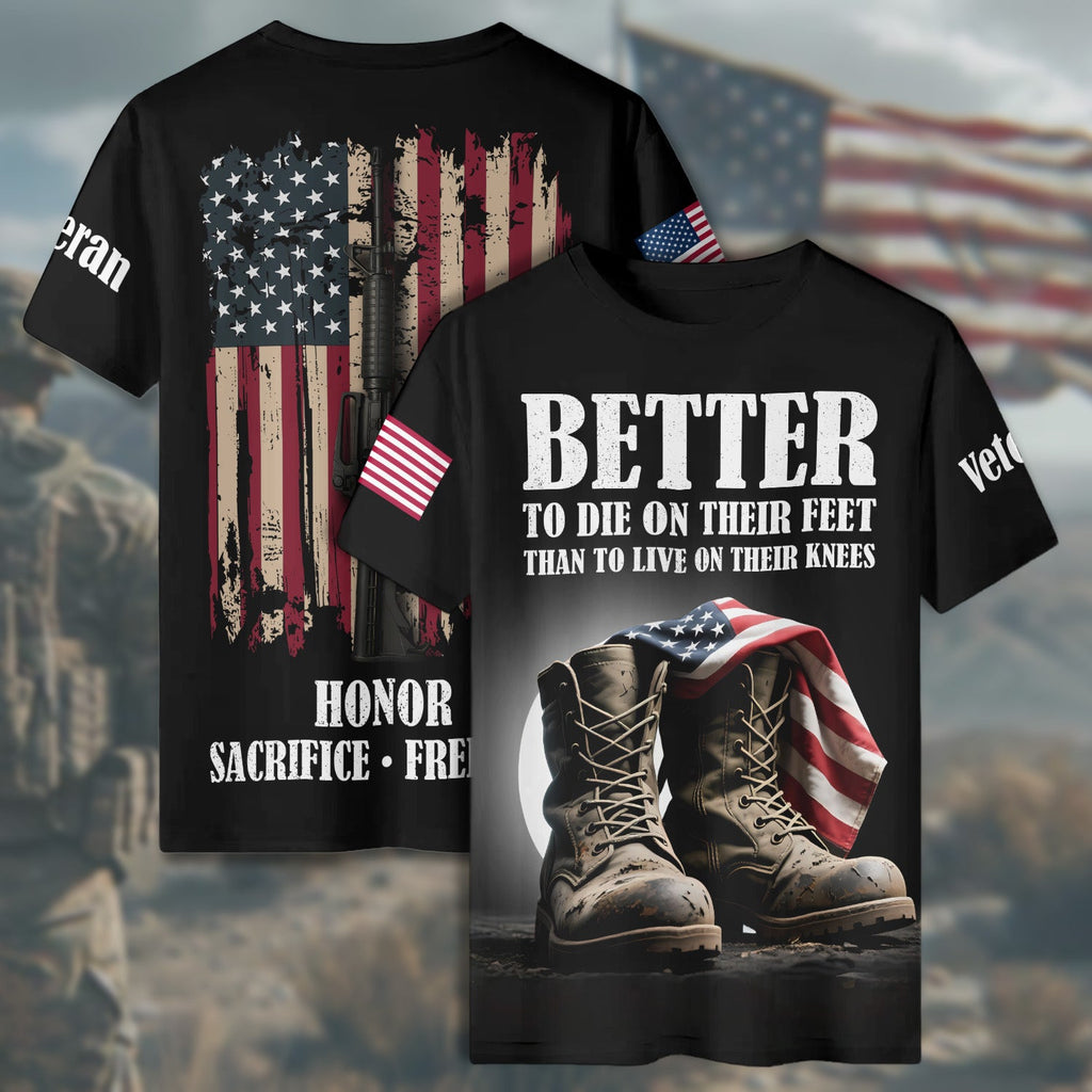 Better to Die on Their Feet All-over Print T-Shirt product image 6